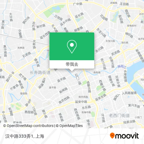 汉中路333弄1地图