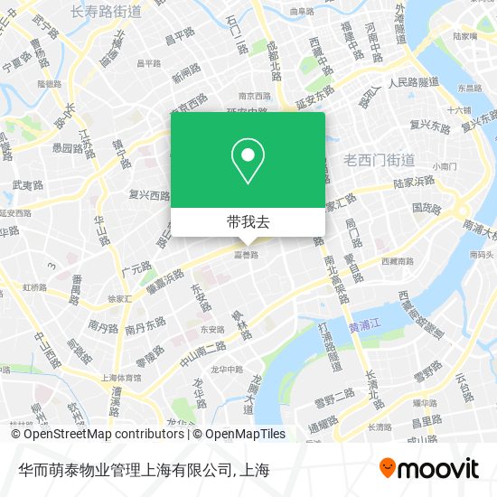 华而萌泰物业管理上海有限公司地图