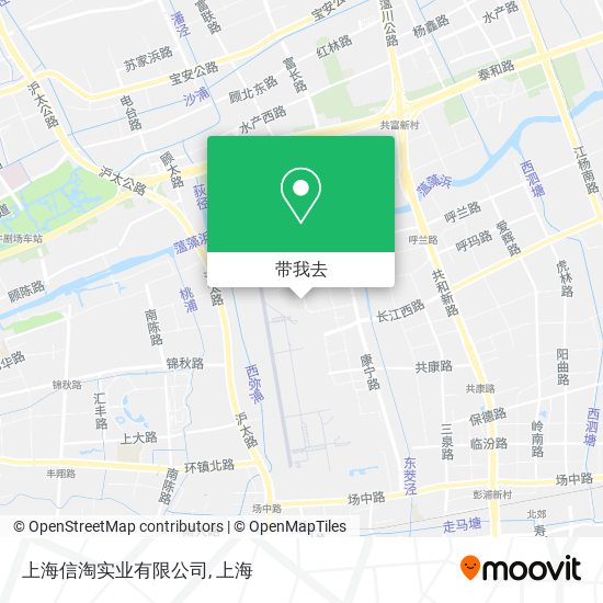 上海信淘实业有限公司地图