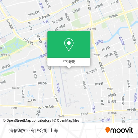 上海信淘实业有限公司地图