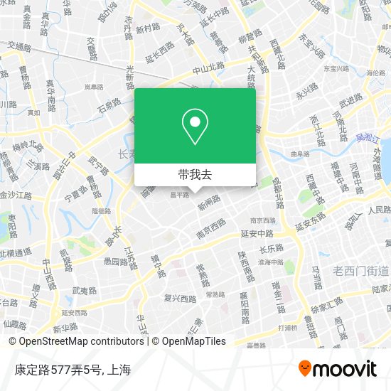 康定路577弄5号地图
