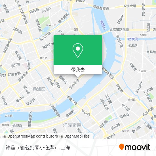 许晶（箱包批零小仓库）地图