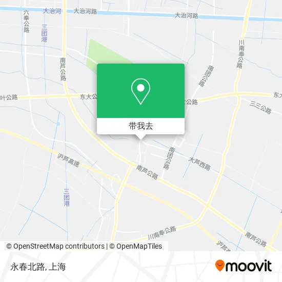 永春北路地图