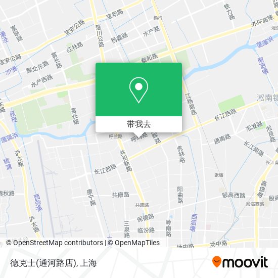 德克士(通河路店)地图