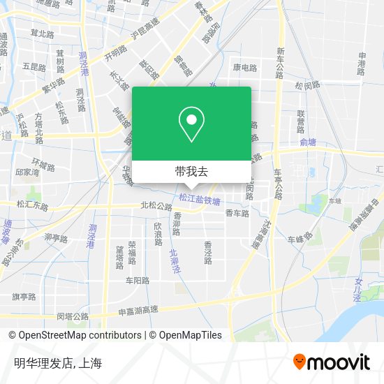 明华理发店地图
