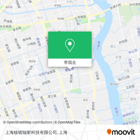 上海核铭辐射科技有限公司地图