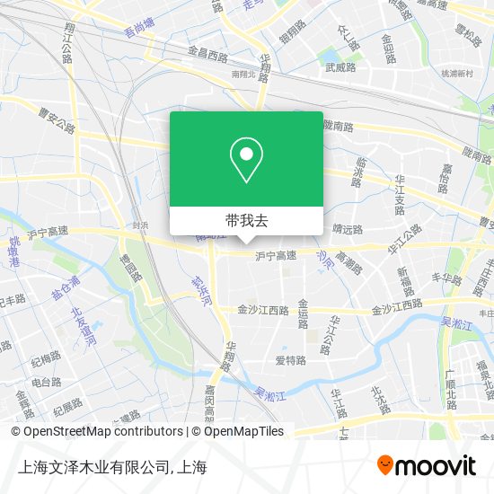 上海文泽木业有限公司地图