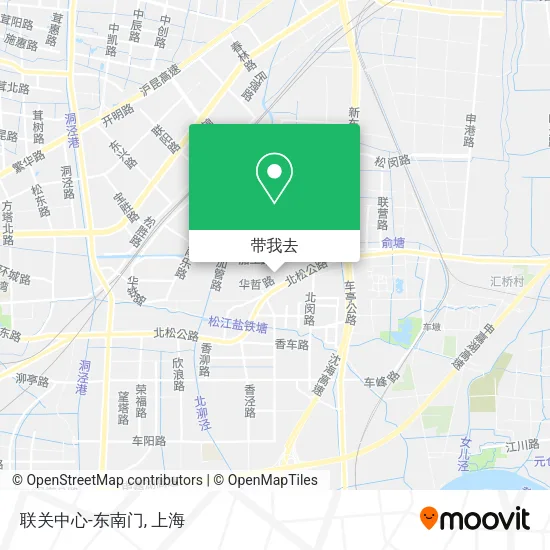 联关中心-东南门地图