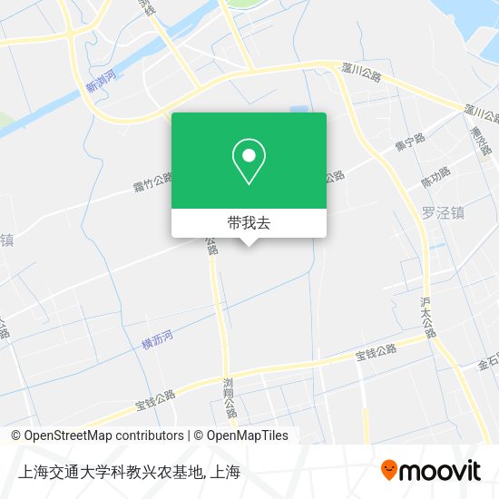 上海交通大学科教兴农基地地图