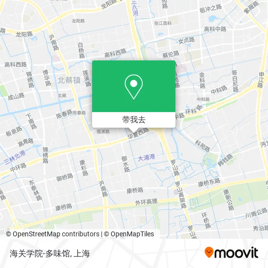 海关学院-多味馆地图