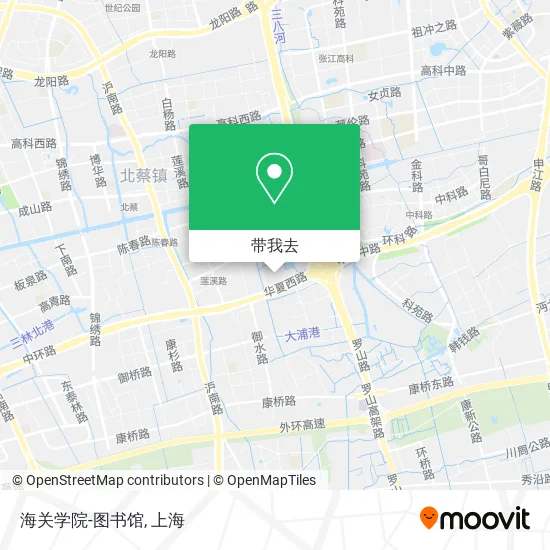 海关学院-图书馆地图