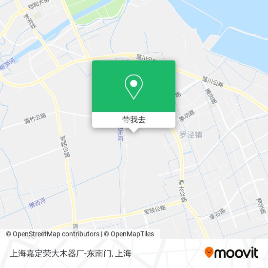 上海嘉定荣大木器厂-东南门地图