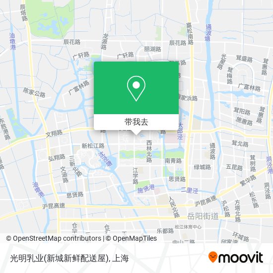 光明乳业(新城新鲜配送屋)地图