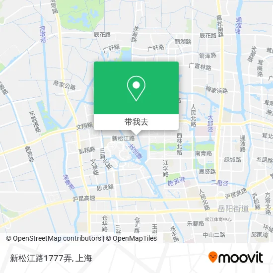 新松江路1777弄地图