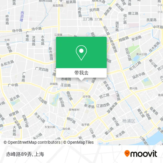 赤峰路89弄地图