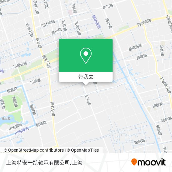 上海特安一凯轴承有限公司地图