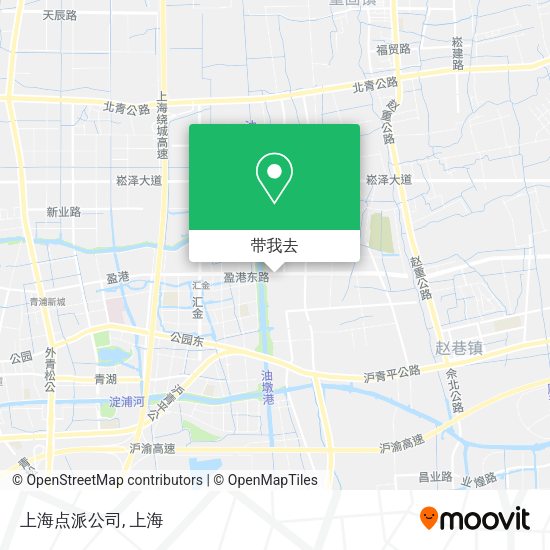上海点派公司地图