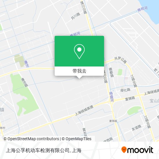 上海公孚机动车检测有限公司地图