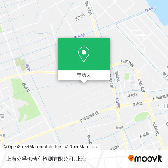 上海公孚机动车检测有限公司地图