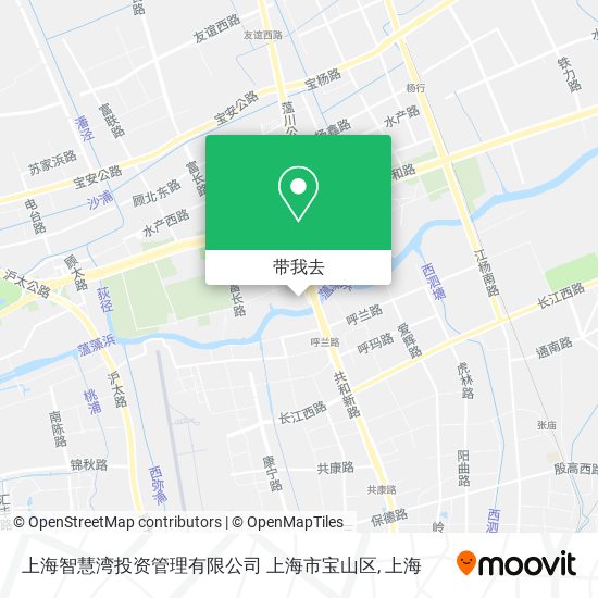 上海智慧湾投资管理有限公司 上海市宝山区地图
