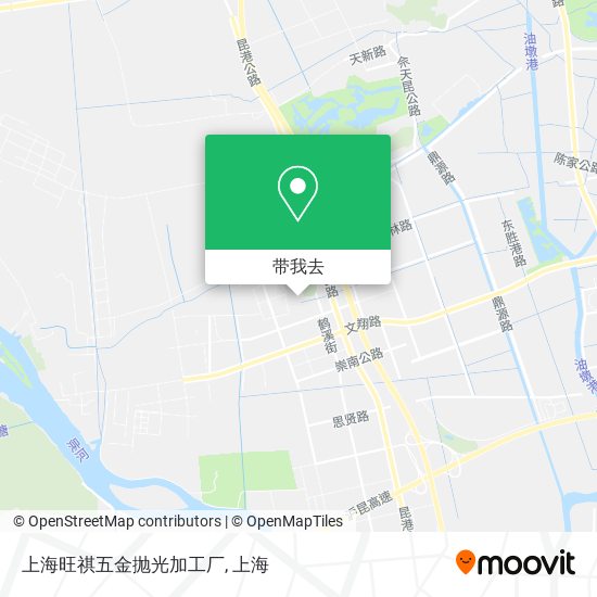 上海旺祺五金抛光加工厂地图