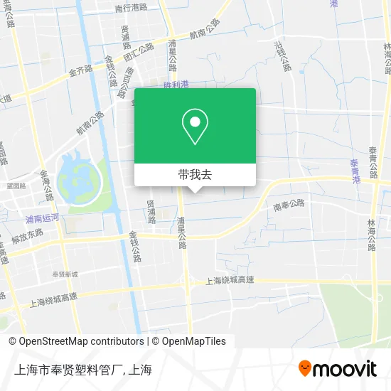 上海市奉贤塑料管厂地图