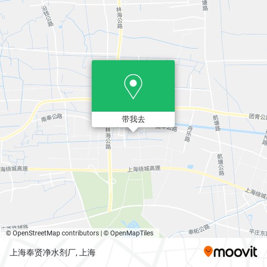 上海奉贤净水剂厂地图