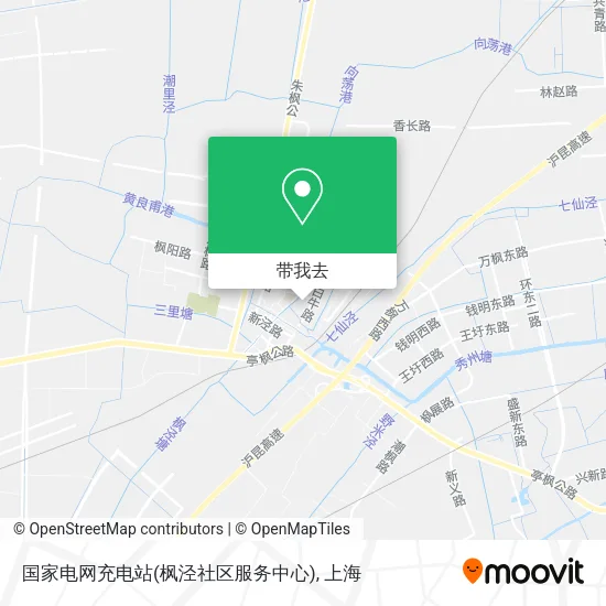 国家电网充电站(枫泾社区服务中心)地图