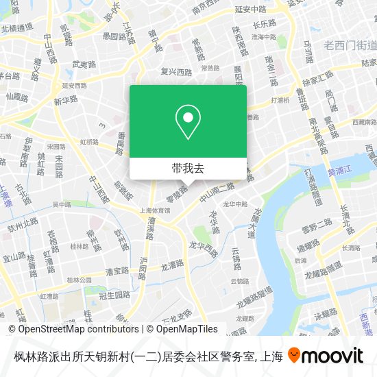枫林路派出所天钥新村(一二)居委会社区警务室地图