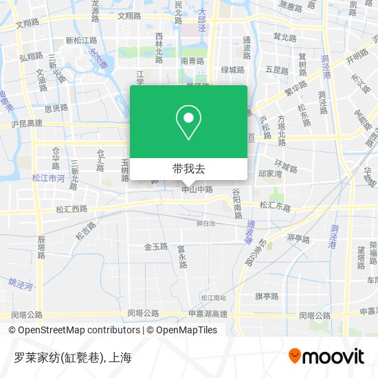 罗莱家纺(缸甏巷)地图