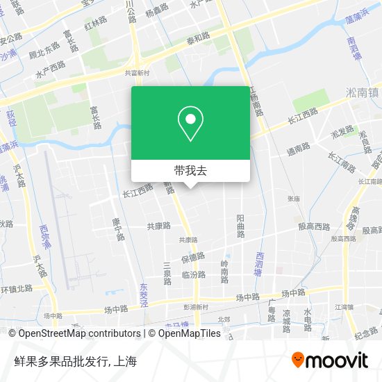 鲜果多果品批发行地图