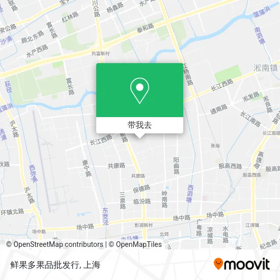 鲜果多果品批发行地图