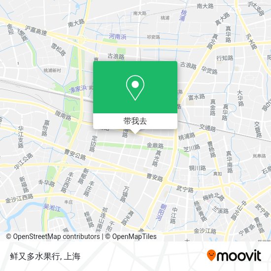 鲜又多水果行地图
