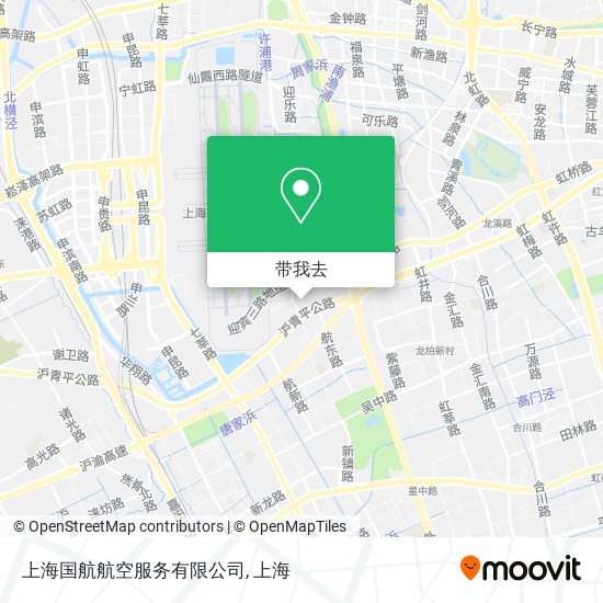 上海国航航空服务有限公司地图