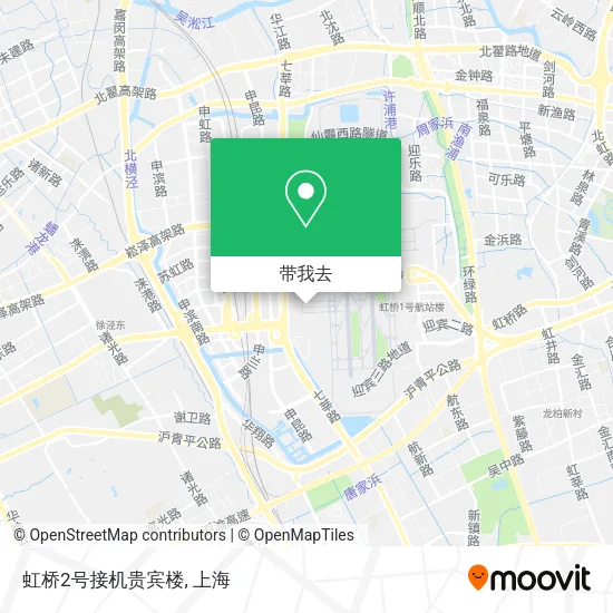 虹桥2号接机贵宾楼地图