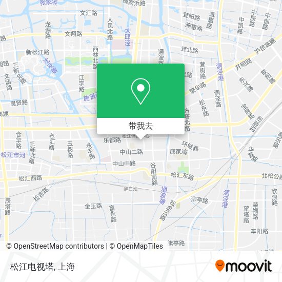 松江电视塔地图