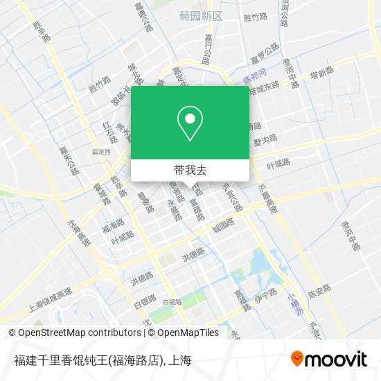 福建千里香馄钝王(福海路店)地图