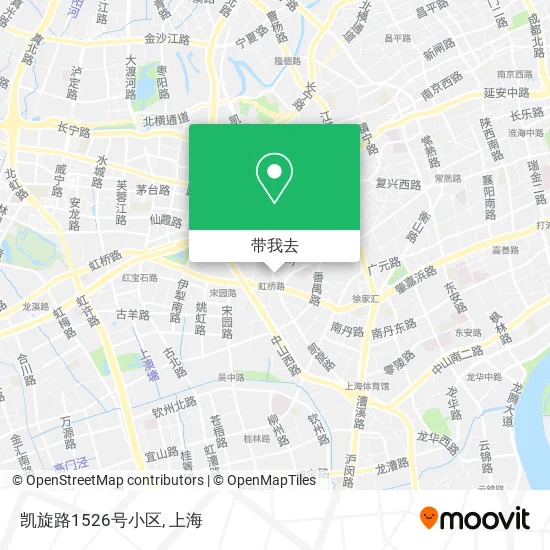 凯旋路1526号小区地图