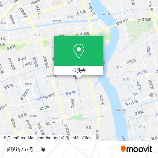 景联路257号地图
