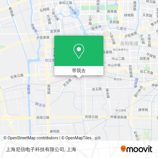 上海尼信电子科技有限公司地图