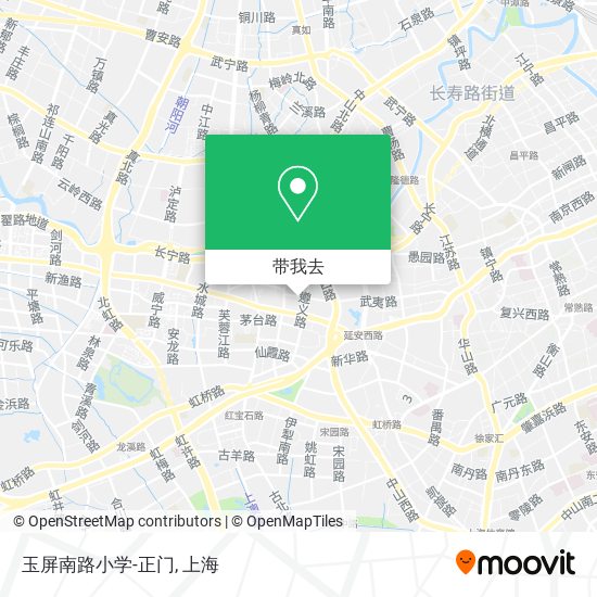 玉屏南路小学-正门地图