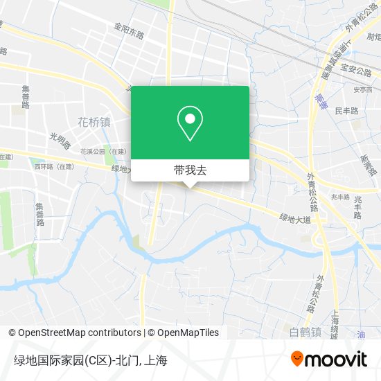 绿地国际家园(C区)-北门地图