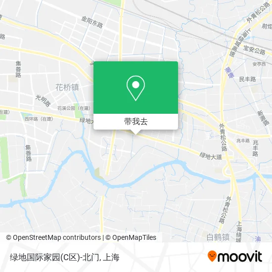 绿地国际家园(C区)-北门地图
