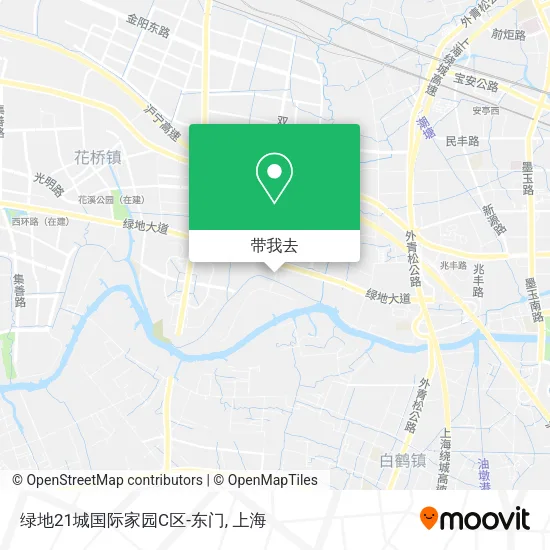 绿地21城国际家园C区-东门地图