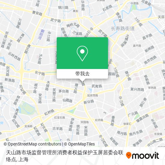 天山路市场监督管理所消费者权益保护玉屏居委会联络点地图