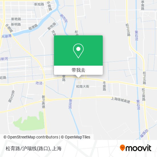松育路/沪瑞线(路口)地图