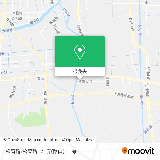 松育路/松育路121弄(路口)地图