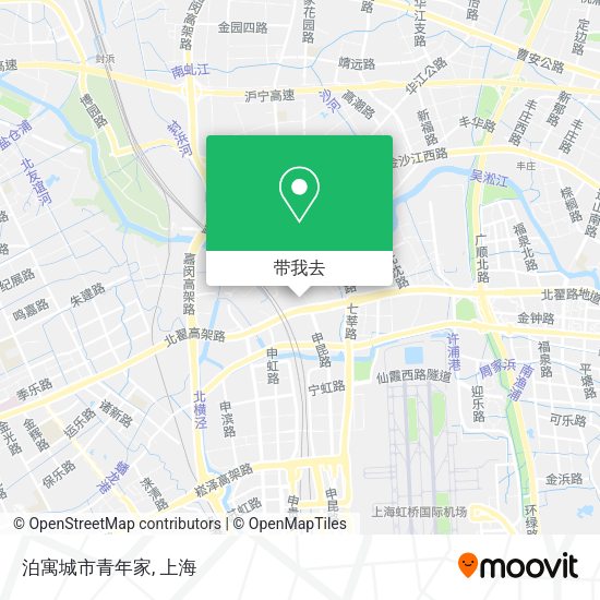 泊寓城市青年家地图