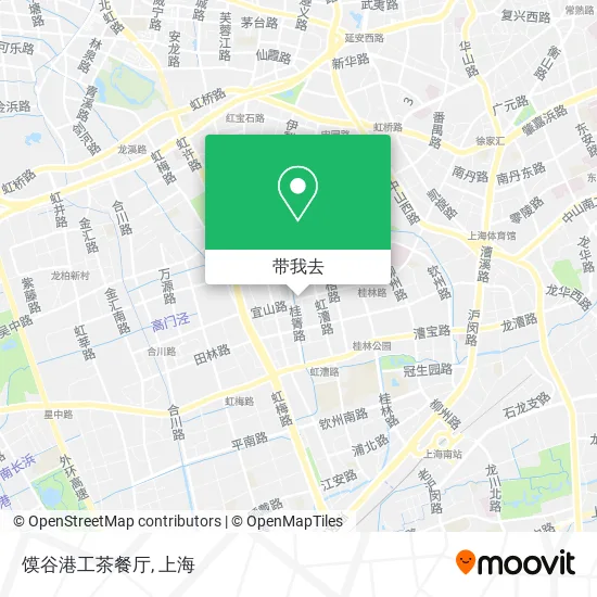 馍谷港工茶餐厅地图