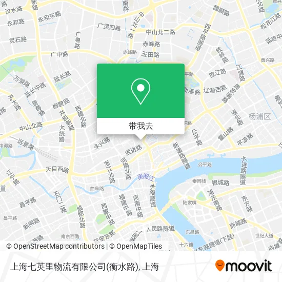 上海七英里物流有限公司(衡水路)地图